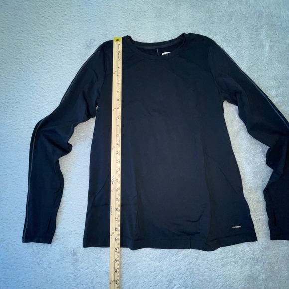 Mondetta Performance Luxury Women's Long Sleeve Athletic Top Black Size‎ S - Picture 6 of 12